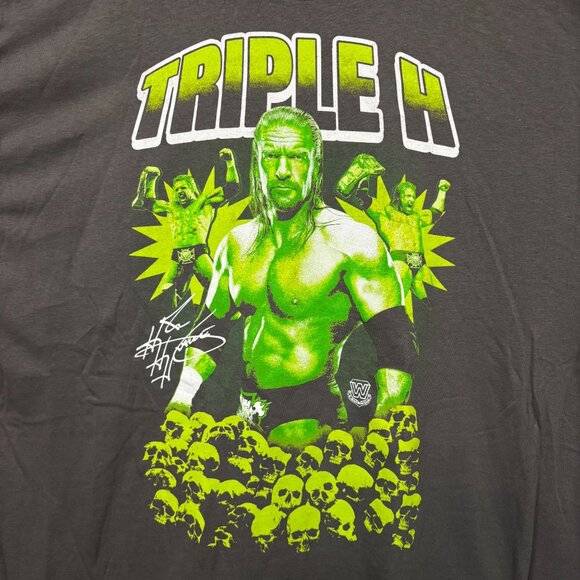 Triple H Neon Monochrome Poster Tshirt size 3XL - Picture 2 of 4
